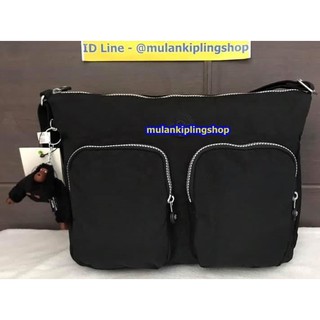 ส่งฟรีEMS Kipling Sidney Cross-Body Bag - Black สีดำ