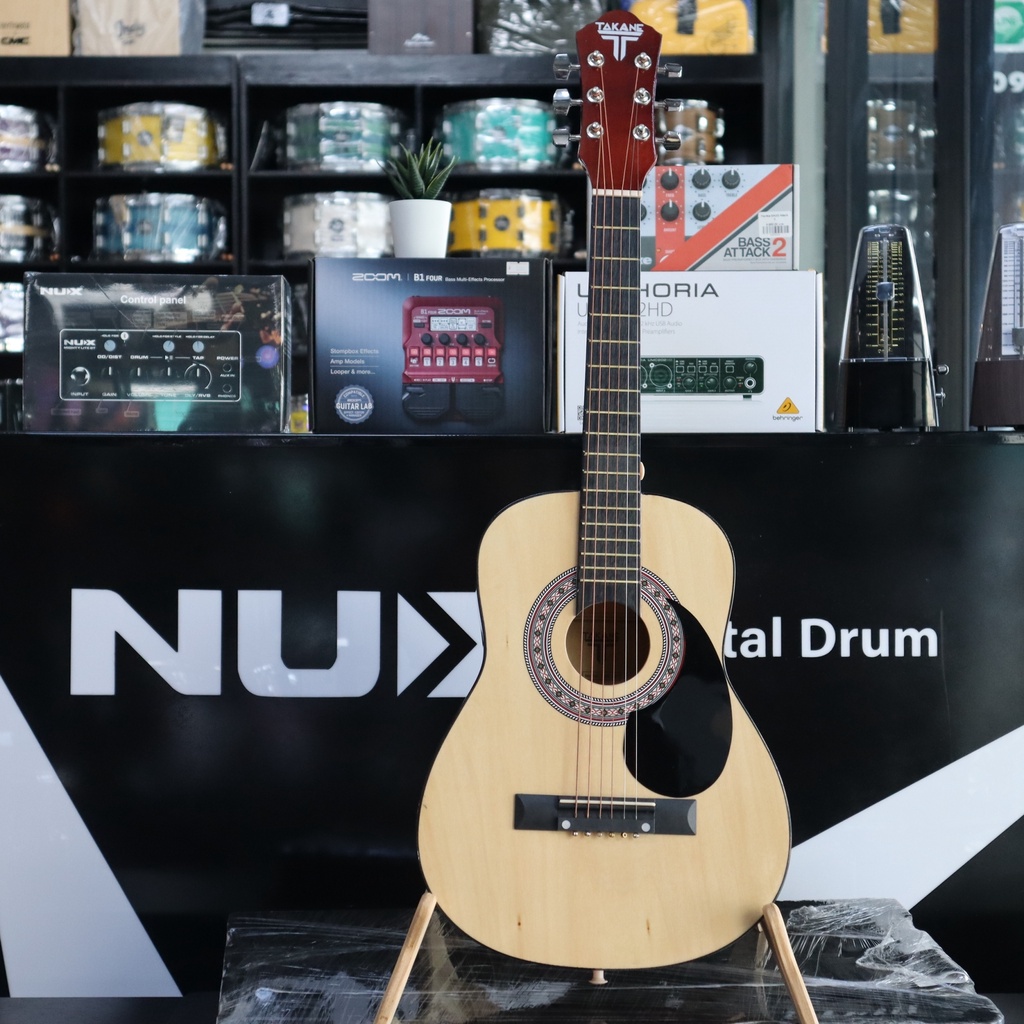 [รุ่นขายดี-📸] กีตาร์โปร่ง Takane ทาคาเนะ 30 นิ้ว เลือกสีได้ พร้อมเซตของแถม พกพาง่าย ฟรี ปิ๊ก3อัน ใบคอร์ด ปิ๊กกาด(คละแบบ) - รูปที่ 3