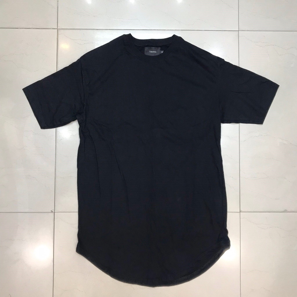 !เสื้อยืดคอกลมชายโค้ง Curve T