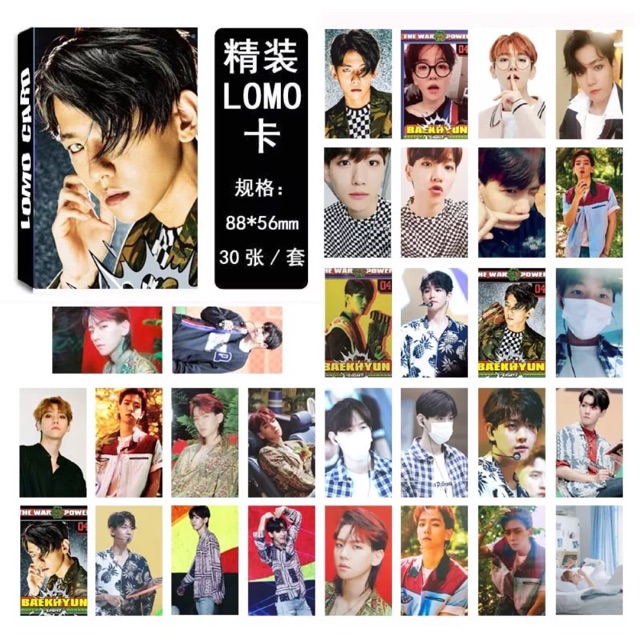 LOMO CARD EXO BAEKHYUN