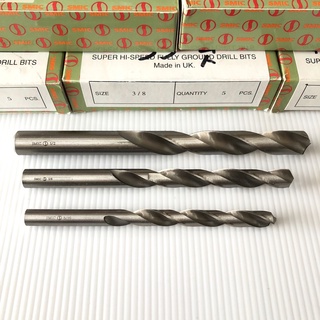 ดอกสว่านไฮสปีด เบอร์ 5/16, 3/8, 1/2 Smic ของแท้ made in UK 2.5หุน 3หุน 4หุน ดอกสว่านเจาะเหล็ก เจาะสแตนเลส เจาะอลูมิเนียม