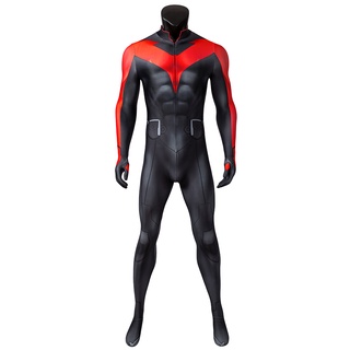 ชุดบอดี้สูทคอสเพลย์ ราตรี Titan Juda Contract cos Robin Nightwing
