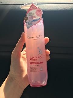 Dermaction Plus Cleansing Water สูตร Moisture Care 🌸เพิ่มปริมาณขึ้น 25%