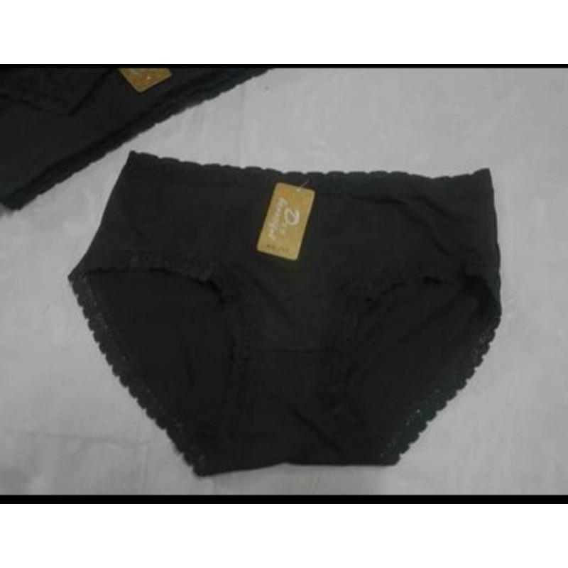กางเกงในขอบลูกไม้ผ้าฝ้าย เด้ง ราคา15บาท