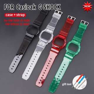 สายนาฬิกาข้อมือเรซิ่น แบบเปลี่ยน สําหรับ Casioak G SHOCK GWM 5610 5000 DW 5600