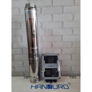 HANDURO ปั๊มน้ำบาดาล DC 750W 110V ท่อน้ำ 2"  7.5 คิว 65 ม. รุ่น 4SC7.5-65-110-750  บ่อ 4"