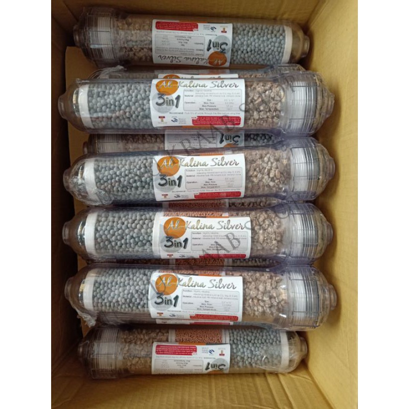 ชุดไส้กรองแร่ Aquatek Alkaline Silver Series 6 ขั้นตอน  ฟรี ข้องอ +ก้ามปู 12