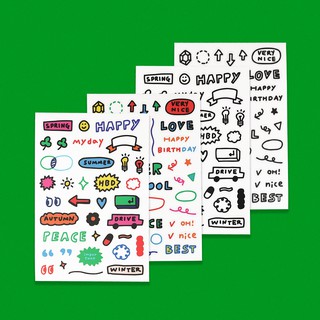 [O, LD!] [Sticker] O, LD! Drawing sticker pack สติกเกอร์