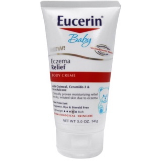 Eucerin Baby Eczema Relief Body Cream 141 gลดความคันจากผื่นผ้าอ้อม ชุ่มชื้น 24 ชม.