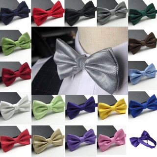 ราคาBow Tie โบว์ไท หูกระต่ายใส่กับชุดสูท ชุดเจ้าบ่าว