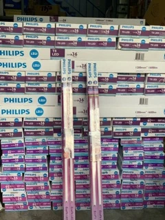 (ยาว120cm) Philips Ecofit 18W หลอดนีออน ฟิลิปส์ LEDtube Mycare T8 18วัตต์ แสง Daylight ไฟเข้าทางเดียว แถมฟรี EMP Starter