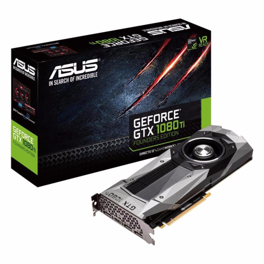 ASUS GeForce GTX 1080 TI 11GB GDDR5X Founders Edition VR Ready 5KHD Gaming