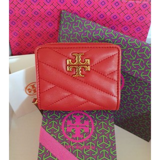 กระเป๋าสตางค์ Tory burch สีแดง อะไหล่ทอง