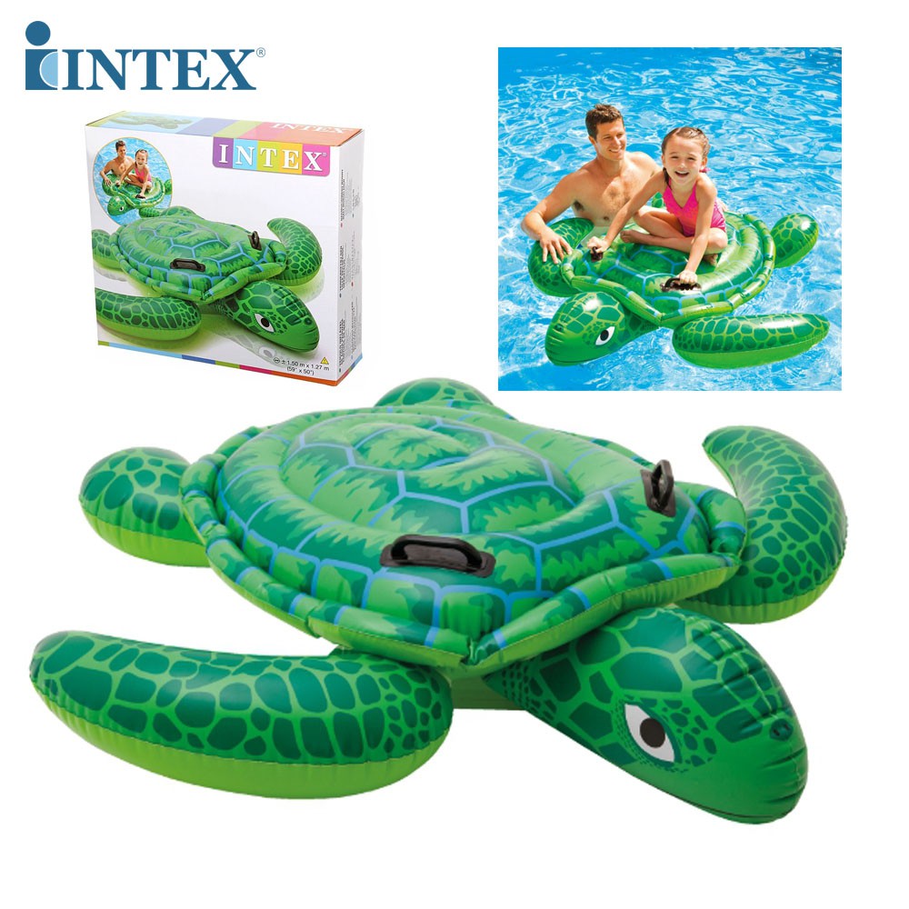 sale INTEX แพเป่าลม Lil’ Sea Turtle Ride-On แพยางเป่าลม แพยาง รุ่น 57524