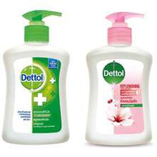 Dettol  สบู่เหลวล้างมือแอนตี้แบคทีเรีย  225 กรัม หัวปั๊ม