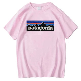 [S-5XL]เสื้อยืดแขนสั้น คอกลม พิมพ์ลาย Patagonia สําหรับผู้ชาย