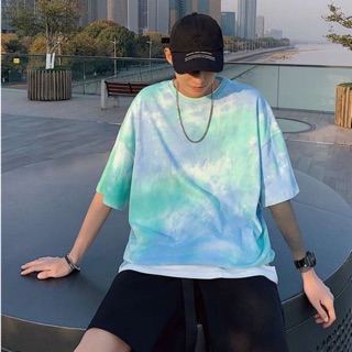 เสื้อมัดย้อม oversize สีพาสเทล Lalalis brand