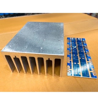 Heat Sink ฮีตซิ้ง รุ่นหน้ากว้าง 3 6/8” พร้อมแผ่นขนานทรานซิเตอร์