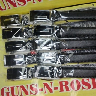 เข็มขัดออโต้หนังแบบสุภาพขนาด32มมguns-n-rosrs