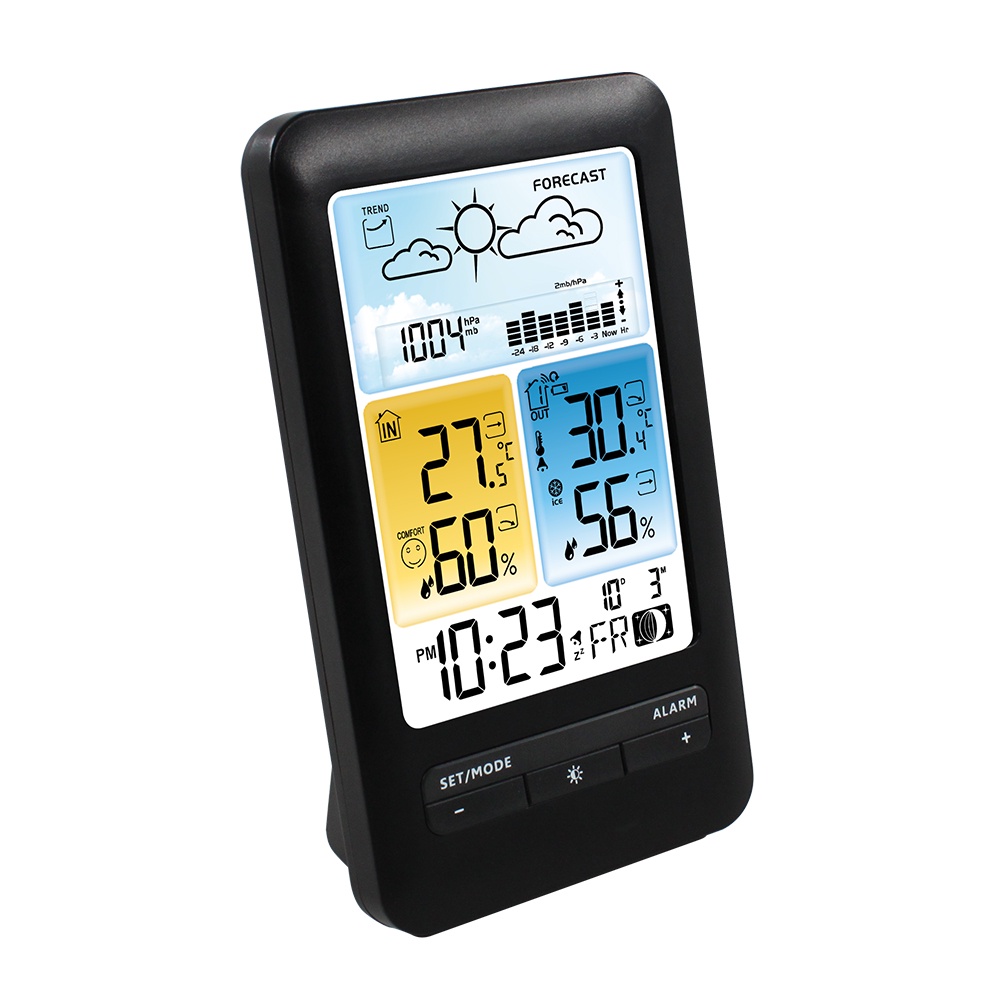 Thermometer Hygrometer Room Digital Meter Wireless Electronic Alarm ...
