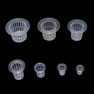 หม้อตาข่ายไฮโดรโปนิกส์ตะกร้าถ้วยสุทธิสวน Aeroponic ผักเนอสเซอรี่หม้อปลูกเติบโต Clone Seed งอก 1 ชิ้น