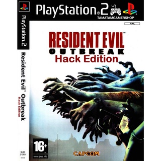 Resident Evil Outbreak - Hack Edition ps2 แผ่นไรท์ PS2 เกมเพล2 แนวเกมยิงผีชีวะ เกมยิงผีดิบ