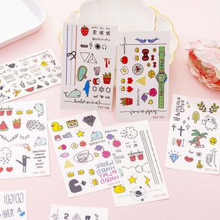 สติ๊กเกอร์แทททู sticker tattoo minimal