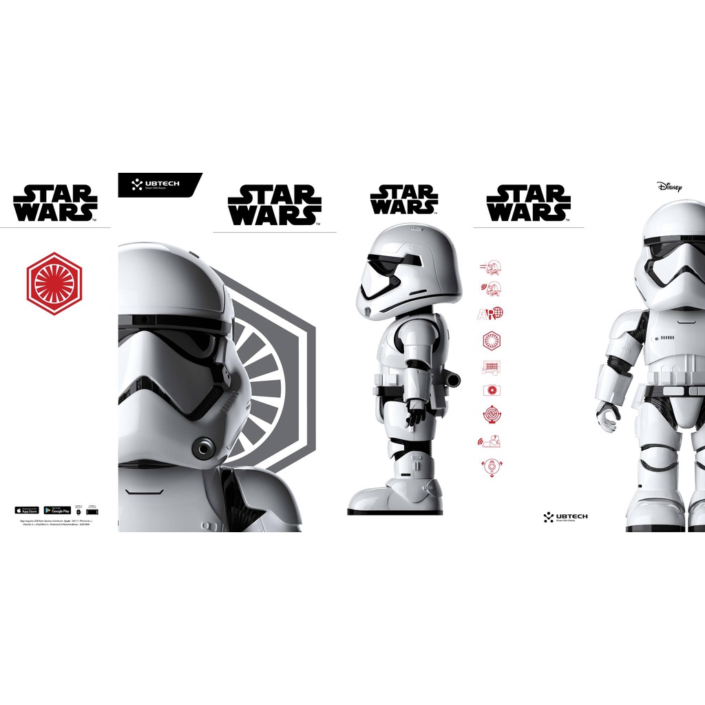 (UBTECH) FIRST ORDER STORMTROOPER ROBOT-