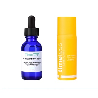 🌟Timeless 20% VC Antioxidant + E/Vitamin B5 + Hyaluronic Acid Serum/Coenzyme Q10 Serum 30ML