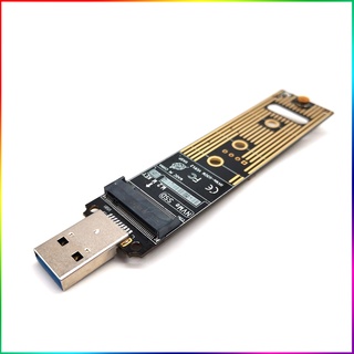 อะแดปเตอร์การ์ดภายใน M.2 NVMe เป็น USB 3.1 SSD PCI-E เป็น USB-A 3.0 10Gbps USB3.1 Gen 2 สําหรับ Samsung 970 960 Intel M2 NVMe SSD