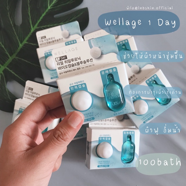 🌈พร้อมส่ง🌈 wellage hyaluronic capsule💧