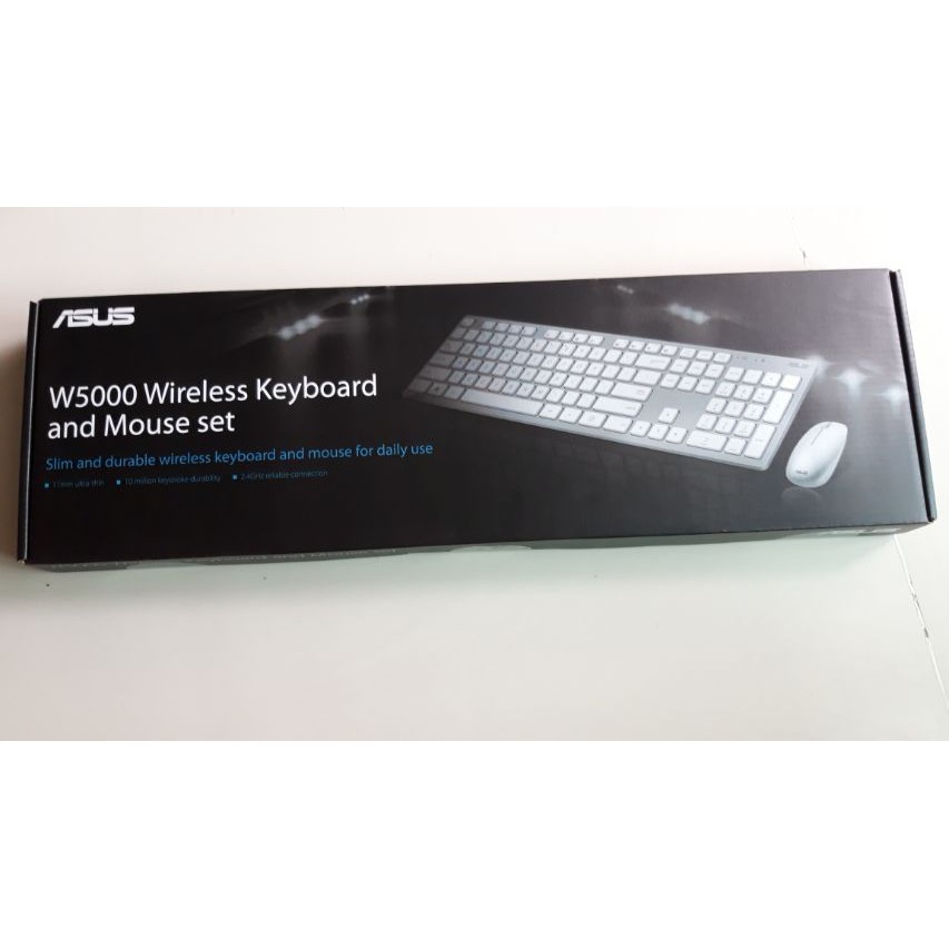 asus w5000 wireless keyboard and mouse set