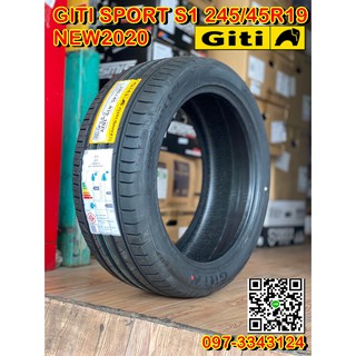 245/45R19 GITI SPORTS1 ยางสปอร์ต ยางสมรรถนะสูงนุ่มเงียบ จัดส่งฟรี