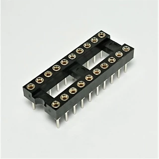 Socket IC ซ็อกเก็ตไอซี ขากลม 8 14 16 และ 20 ขา (ราคาต่อ 1 ชิ้น)