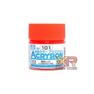 N101 Acrysion Fluorescent Red (10 ml)