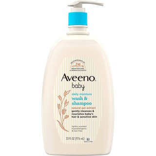 [ของแท้ 100%] AVEENO BABY WASH AND SHAMPOO NATURAL OAT EXTRACT LIGHTLY SCENTED
