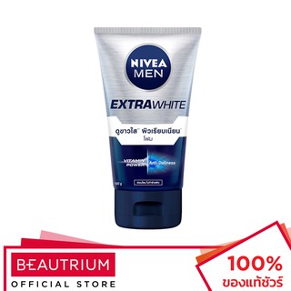 NIVEA Men Extra White Foam โฟมล้างหน้า 100g