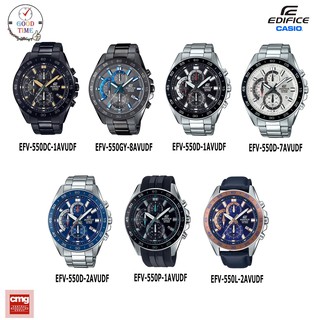 Casio Edifice นาฬิกาข้อมือชาย รุ่น EFV-550D EFV-550P (สินค้าใหม่ ของแท้ ประกัน CMG)