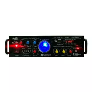 SONAR เครื่องขยายเสียง 80W แอมป์ขยายเสียง เพาเวอร์แอมป์ มิกเซอร์จิ๋ว รุ่น AV-60 แอมป์ Amplifier