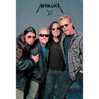 โปสเตอร์ รูปถ่าย วงดนตรี เมทัลลิกา METALLICA (1981) POSTER 24”x35” Inch American Heavy Metal Rock V6