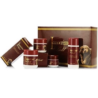 ครีมรกแกะ สุดคุ้ม 5 ใน 1 ชุด  Lanocreme-Placenta Gift Set Gold