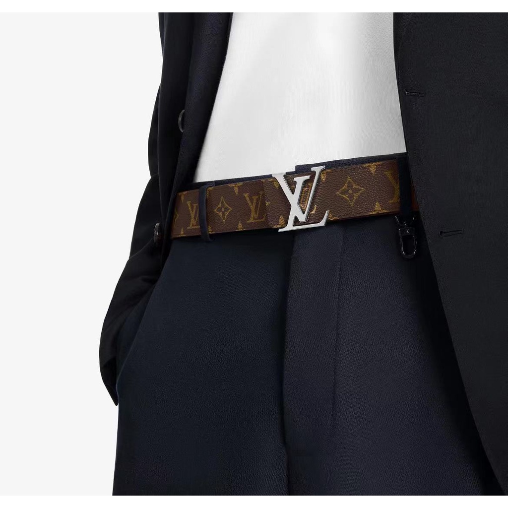 Lv Belt Monogram Eclipse Reversible Shopee Thailand