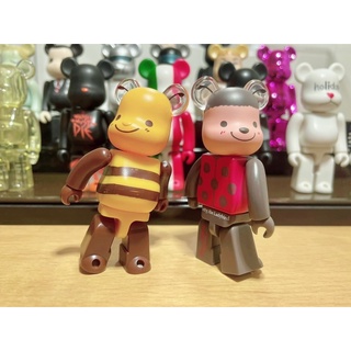 คู่ Be@rbrick Series21 Animal &amp; Secret Animal: Karel Čapek Teatime Shop, Buzzy, the Bee &amp; Cotty, the Ladybird(Bearbrick)