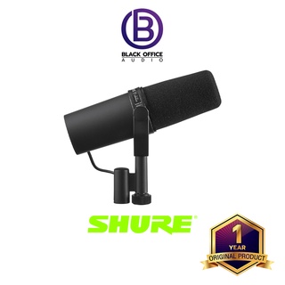 SHURE SM7B ไมค์ร้องเพลง / อัดเสียง พอดแคส แคสเกม / ไมค์ไดนามิค (BlackOfficeAudio)