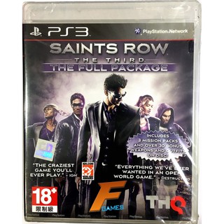 PS3 Saints Row The Third The Full Package English แผ่นเกมส์ ของแท้ มือ1 มือหนึ่ง ของใหม่ ในซีล