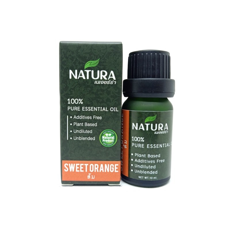 น้ำมันหอมระเหยส้มบริสุทธิ์ (Pure Sweet Orange Essential Oil 100%)