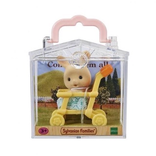 Sylvanian Families ซิลวาเนี่ยนแฟมิลี่ชุดรถเข็นเด็กสีเหลือง