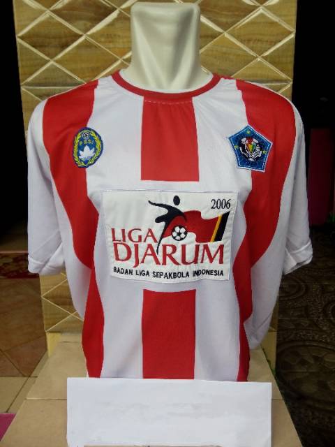 LOKAL Deltras Sidoarjo Home 2006 Jersey Djarum League FULL EMBROIDERY Retro Local