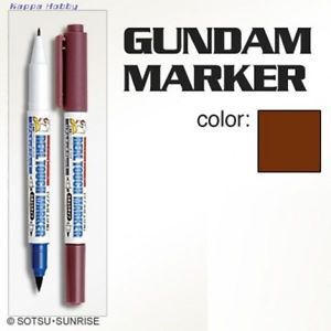 GM407 Gundam Real Touch Marker (Brown) สีน้ำตาล ปากกาตัดเส้น gundam กันดั้ม