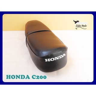 HONDA C200 C 200  DOUBLE SEAT COMPLETE "BLACK"  // เบาะ เบาะมอเตอร์ไซค์ สีดำ หนังพีวีซี งานสวยมาก สินค้าคุณภาพดี